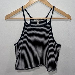 Black & white striped tank